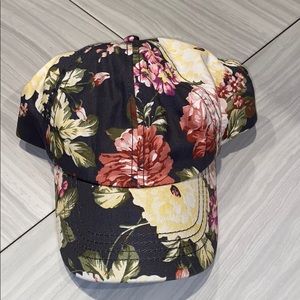 Floral baseball cap